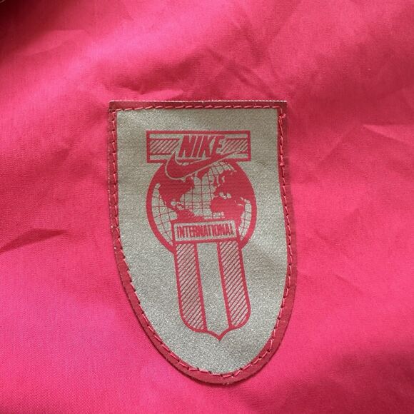 Vintage Nike Jacket Womens XL Pink International Windbreaker 90s - Picture 6 of 7